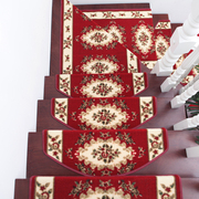 Châu âu cầu thang bước mat gỗ rắn non-slip tùy chỉnh cầu thang mat chân mat nhà keo-miễn phí tự dính cầu thang thảm