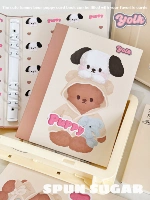 Papa Bear A5 Card Card Book + 10 прозрачных внутренних страниц