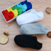 Của nam giới cotton low-cut socks rắn màu nông miệng vớ thuyền chàng trai thủy triều eo thấp vớ ngắn vớ vô hình hộp quà tặng Bộ quà tặng