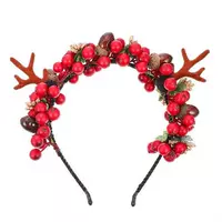 Berry Antler Hairband Funny Xmas Headband Forest Series