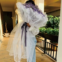 Фиолетовая кружева с большим пучком плюс 1,2 метра пряжа для отправки огней