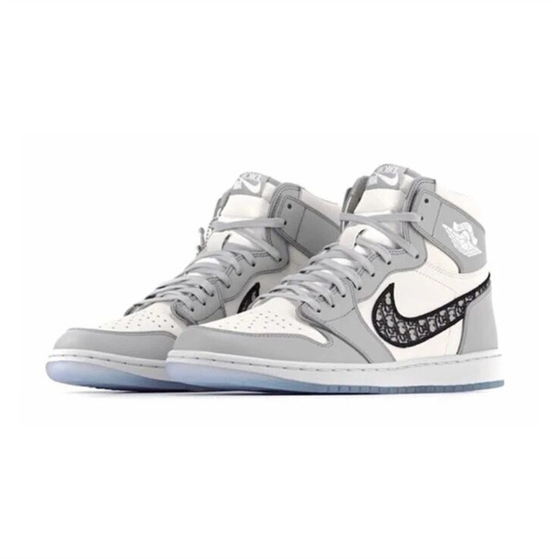 Joint Name Of Diorquality goods Nike AJ1 Obsidian university blue Men's Shoes Black Silver Barb Biology hacker Shadow grey Gao Bang Women's Shoes