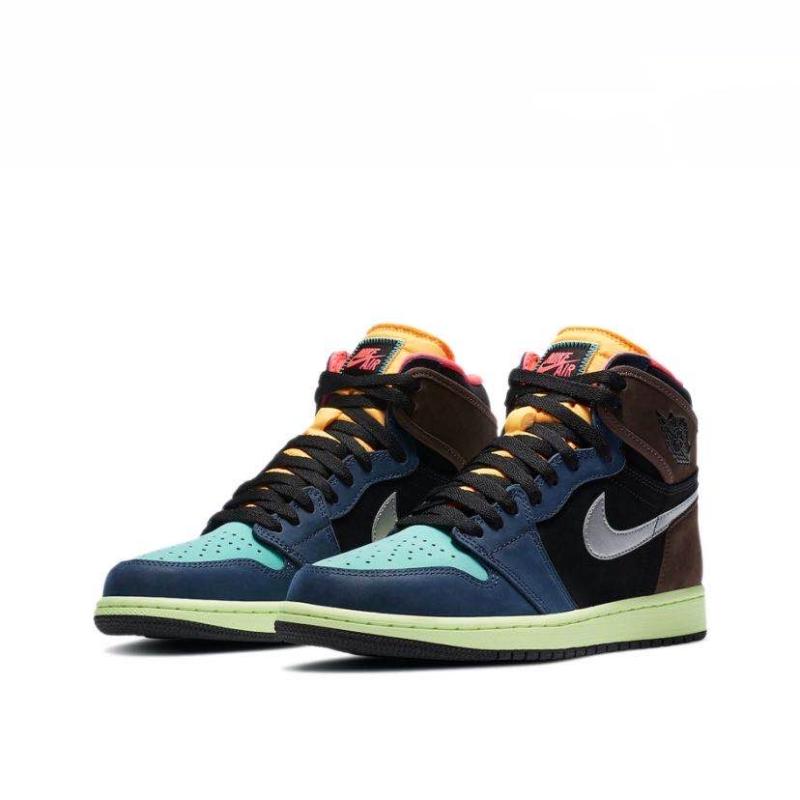 Biohackerquality goods Nike AJ1 Obsidian university blue Men's Shoes Black Silver Barb Biology hacker Shadow grey Gao Bang Women's Shoes