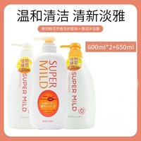 Комплект, гель для душа, 650 мл, 600 мл