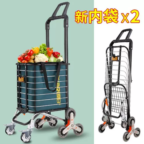 Натяжение корзины для покупок с колесными фруктами Маленькое легкое склад