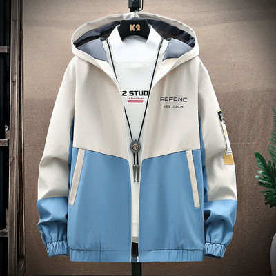 2021新款春秋季工装外套男士潮流韩版帅气休闲夹克潮牌春装上衣服