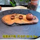 Gỗ hồng sắc khô bàn trà khay trà phong cách retro thủ công khay đăng nhập hộ gia đình gỗ nguyên khối bàn trà gỗ hồng mộc sáng tạo bộ trà