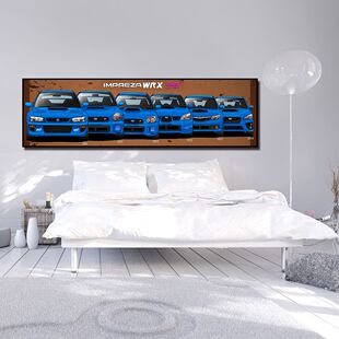 Будет ли Art Blue Cool Car Subaru STI Sports Car Poster