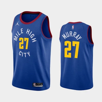 Американская версия Genuine Nuggets No. 15 Jakich Jersey 1 Porter Gordon Мужские баскетбольные ткани 27 Murray City Version