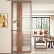 Tùy chỉnh 
            phong cách Trung Quốc mới đơn giản Changhong kính phân vùng căn hộ nhỏ phòng khách gỗ nguyên khối cửa ra vào hiên che chắn màn hình bàn thờ kết hợp vách lam