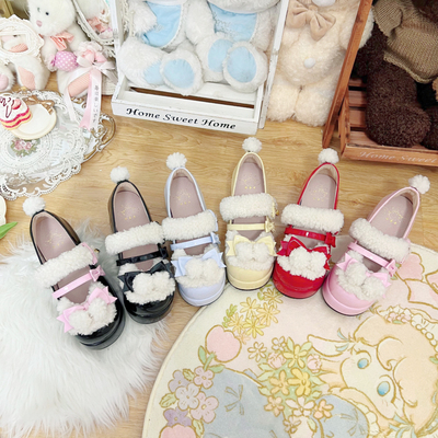 taobao agent [Spot] Meat is cute lolita shoes original Japanese sweet Lolita LO shoes loose cake shoes