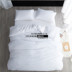 Bông trắng đơn giường đôi đơn quilt cover 褥 bộ mảnh duy nhất khách sạn bệnh viện khách sạn vẻ đẹp giường Quilt Covers