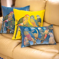 2021 Rams Embroidered Decorative Geometric Pillow Cushion Ho