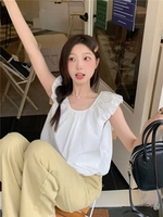 Без рукавов белый