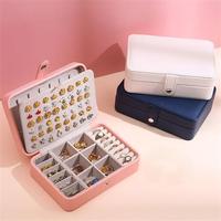 Jewelry Box Jewelry Box Pu Leather Jewellery Storage Earring