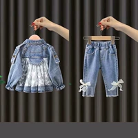New Childrens Denim Jackets nch Jean Embroidery Jackets Gir