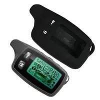 2-way TW 9010 LCD Remote Control Keychain + Silicone Case fo