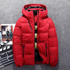 Куртка men warm hooded winter white