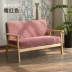 IKEA IKEA đơn giản hiện đại ghế sofa văn phòng đơn vải Nhật Bản căn hộ nhỏ ban công sofa Bắc Âu đôi ghế phòng khách Cái ghế