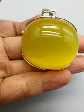 Украшения на шею 农村收来的古玩老古董宝石吊坠挂件老猫眼宝石吊坠