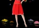 Красная марла -юбка 60 см с леггинсами