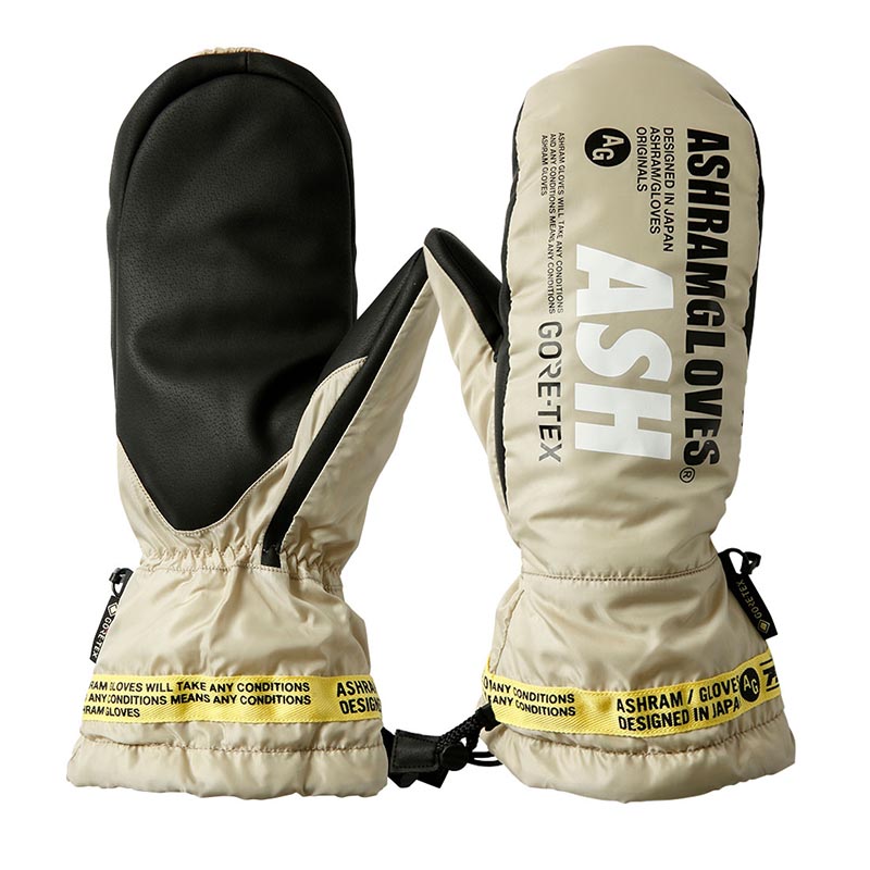 Spacing Logo Mitt Beige