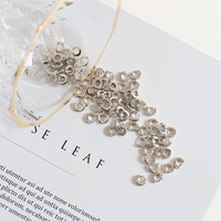 Маленькие золотые серьги, 3.5mm, серебро 925 пробы, розовое золото
