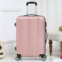 Gương phổ quát bánh xe đẩy trường hợp hành lý lên máy bay hành lý hộp nam và nữ hộp cứng thủy sinh 20 inch 24 inch vali mini