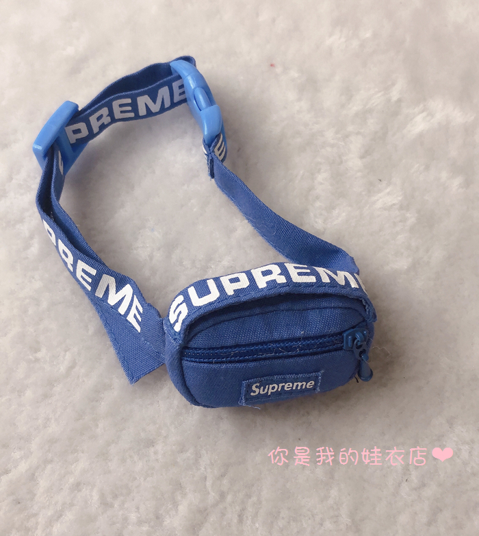 Blue Round Baggoods in stock 20cm cotton bjd   trend canvas colour Satchel knapsack Chest pack
