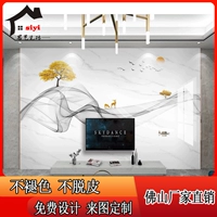 Микро -хрустальный камень телевизионный фона стены плитка гостиная современная простая и световые огни изображение мрамор большой кирпичный кирпичный кирпич