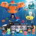 Tàu ngầm cột nhỏ đồ chơi thiết lập bạch tuộc chí fortune tiger shark đội hình houseboat doll set đồ chơi Đồ chơi gia đình