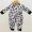 Baby dây kéo jumpsuit cotton mùa hè mỏng phần sơ sinh quần áo bé sơ sinh dài tay đồ ngủ nam và nữ romper bé - Áo liền quần