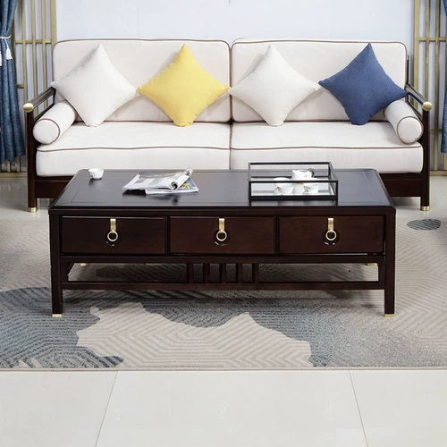 Новый китайский чайный стол с твердым деревом zen Zen Store Teabet Sable Living Room Небольшой офис отель B & B Tea Furniture