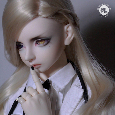 taobao agent Lazy baby BJD wig 3 46 points Male uncle SD doll baby giant baby side big curl long hair-Royal Sister Mao-Jin