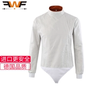 FWF Đức nhập khẩu Saber Đấu kiếm Kim loại Quần áo nữ bằng bạc Điện Thiết bị dây thép không gỉ Có thể giặt được - Đấu kiếm thể thao