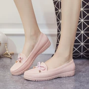 Mưa khởi động của phụ nữ thấp-top giày thường nông miệng nước khởi động ống ngắn non-slip Hàn Quốc mùa xuân và mùa thu giày nước dành cho người lớn mưa khởi động cao su hoang dã giày