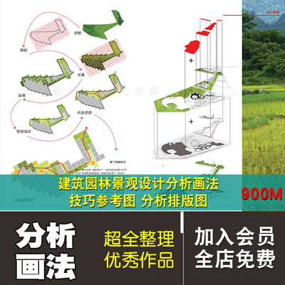 0215建筑园林景观设计竞赛分析图案例 素材资料psd 分析参...-1