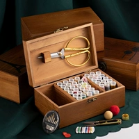 Деревянная коробка, комплект, ножницы, 39 цветов