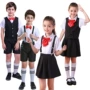 Trẻ em hoa cô gái ăn mặc nam trẻ em của bib boy phù hợp với vest phù hợp với mùa hè nam giới và phụ nữ đàn piano hiệu suất quần áo quần áo bé trai 1 tuổi