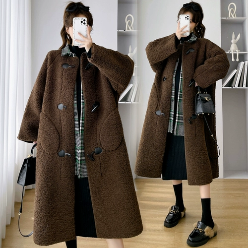 Зимняя модная удерживающая тепло куртка для беременных, большой размер, увеличенная толщина, в западном стиле, городской стиль