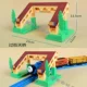 Đường ray xe lửa nhỏ đồ chơi đường sắt tốc độ cao Hài hòa theo dõi tiêu chuẩn đường ray màu xanh - Đồ chơi điều khiển từ xa