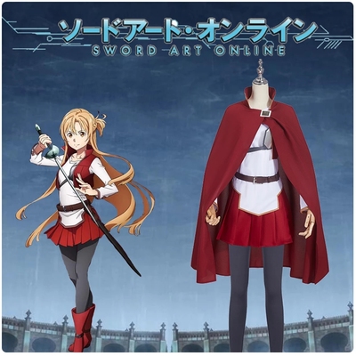 taobao agent Anime Sword Art Online COS Starless Night Sighs Telling Assina Cosplay Game Women's Clothing Set