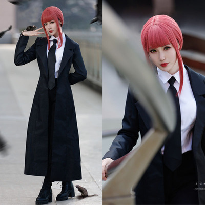 taobao agent Chainsaw, clothing, comics, trench coat, cosplay