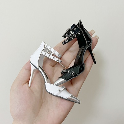 taobao agent (Spot) BJD 3 points SDGR pointed rivet -colored high heels
