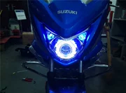 HLV GW250F xe máy sửa đổi ống kính kép ống kính xenon đèn thiên thần demon eye HID xenon đèn pha tổng