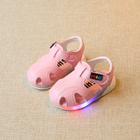 Летние детские сандалии для девочек, нескользящая обувь для раннего возраста, мягкая подошва, 0-1 лет