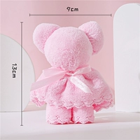 Розовый, с медвежатами