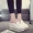 Baotou một nửa dép nữ platform 2018 Thời trang mới của Hàn Quốc mặc ngoài tăng giày nữ nêm giày lười sục nữ mũi nhọn