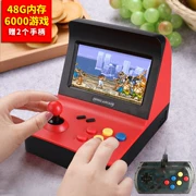 Overlord boy A8 đôi màn hình lớn chơi đôi máy chơi game arcade arcade hoài cổ PSP cầm tay gba - Bảng điều khiển trò chơi di động