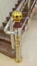 Балясины 304不锈钢将军柱 起步大柱不锈钢起步柱楼梯立柱阳台栏杆扶手立柱